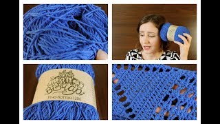 Обзор пряжи Вивчари Этно-коттон 1200 | ANNETORIUM knits
