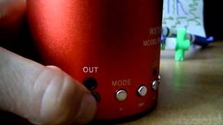 #1 Обзор . ПОРТАТИВНАЯ КОЛОНКА WSTER-WS-A8