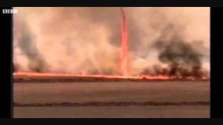 unbelievable Rare 'fire tornado' filmed in Brazil