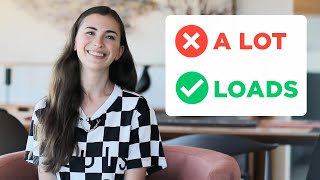 STOP using "A LOT"! Use these alternatives to SOUND LIKE A NATIVE