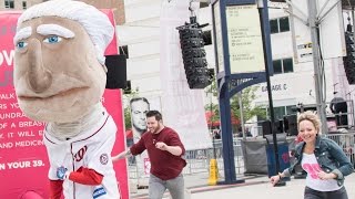 Wait for it...walkers, rockers, & 10-FOOT BOBBLEHEAD DOMINATION!!