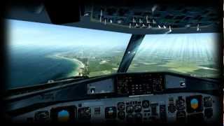 FSX - ATR 72 approaching Bornholm Airport