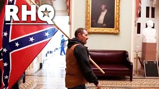 Confederate Flag Guy SURRENDERS! How Appropriate
