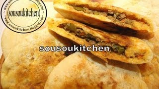 Batbout Farci وصفات رمضانية ، بطبوط معمر.Stuffed Batbout