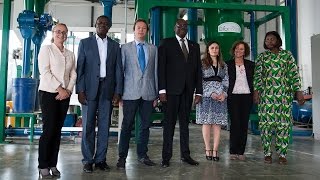 Il Ministro dell'Agricoltura del Burkina Faso Mahama Zoungrana in visita presso l’impianto Hyst
