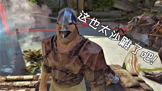 方舟生存進化40：我來到了圈圈的地盤，試戴個頭盔，結果太沙雕了