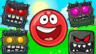 Путешествие КРАСНОГО ШАРИКА злые квадраты детский игровой мультик СМЕШНО ИГРАЮ НУЖНА ПОМОЩЬ FGGTV