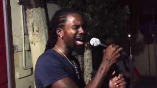 Steeve Khé from Djakout #1 singing "Redemption Song" @ Bouyon Night, Anbyans Resto, Sept 23rd, 2013