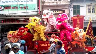 Mua lan Trung thu- Đoàn lân sư rồng THÁI NGHI ĐƯỜNG - : Anh Hồ Văn Thái Sơn 0913 439 367