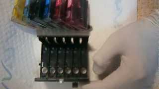 Заправка и установка NANO 3 на Epson R270