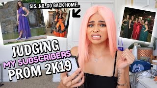 JUDGING MY SUBSCRIBERS PROM LOOKS 2019 (STAY HOME LOL)