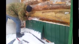 Утепление сруба. Деревянный дом, как утеплить.