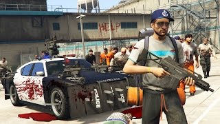 PRISON ZOMBIES APOCALYPSE!! (GTA 5 Mods)