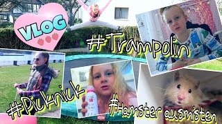 MAVIE'S VLOG #Trampolin #Hamster #Picknick #Slime #Fail