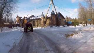 Покатуха 23 февраля 2017. CFmoto Х8, Stels gipard 800, РМ русская механика 800.
