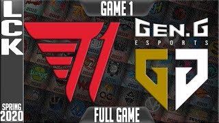 T1 vs GEN Highlights ALL GAMES | LCK Spring 2020 W2D5 | T1 vs Gen.G