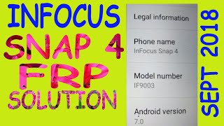 infocus snap 4 frp unlock new tricks