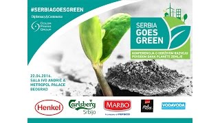 Serbia Goes Green - Direktan prenos konferencije