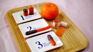 Fruit Roll Ups みかんで作ったロールアップスにチョコレートをつけてみた Valentine