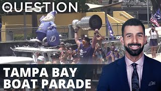 Stanley Cup smashed in rowdy Tampa Bay boat parade