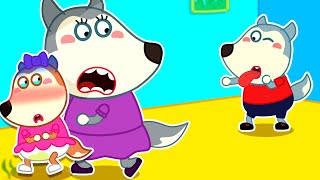 Don't Laugh at Lucy! Mommy Protects Baby | Kids Cartoon | @mommywolf