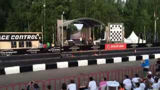 GT-R AMS Alpha 16 - NEW RECORD 1 KM. Champion Russia - Dmitry Samorukov