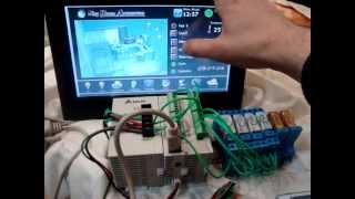 AUTOMATION SYSTEM DELTA PLC+ HMI +ETHERNET CONNECTION+ANDROID CONTROLER - INDUSTRIAL AUTOMATION ROOM
