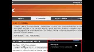 Block devices in wifi router via mac address | MAC Filtering - thewayur
