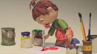 Tonky - Una forma de pintar | Capítulo 2. Serie de animaciones stopmotion para niños preescolares.