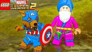 CAPITÃO AMÉRICA LOBO E MERLIN no LEGO Marvel Super Heroes 2 EXTRAS #44
