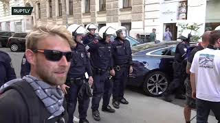 LIVE: Protesters gather in Vienna against COVID-19 restrictions (PART 2)