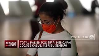 8 September, Kasus Covid-19 RI Tembus 200 Ribu