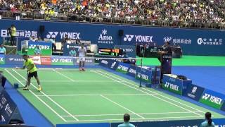 20150718TAIPEI OPEN SF MS 周天成(TPE) vs Lin Dan 林丹 (CHN)2-3