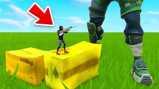 The SHRINKING CHARACTER Glitch In Fortnite...