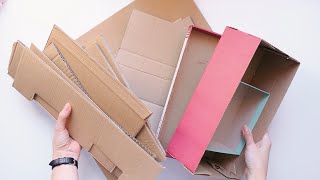 ИЗ КАРТОНА СДЕЛАЛА ТАКОЕ!!!! НЕ ВЫБРАСЫВАЙ КАРТОННЫЕ КОРОБКИ В МУСОР!