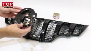 Решетка радиатора Black Edition Tech Design Тюнинг Nissan X Trail T32