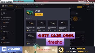 CS GO Empire | Présentation + Code GIFT CASE | Tuto Excel