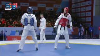 Wuxi 2017 World Taekwondo Grand Slam Aaron COOK(MDA) vs Zhen WANG(CHN)