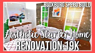 ROBLOX | Bloxburg: Aesthetic Starter Home Renovation 19k ♡