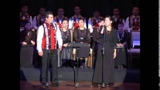 Alem & Prabhat of the Ao Naga Choir perform at the Rashtrapati Bhavan