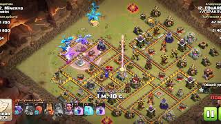 Clash of Clans, атака на тх 11, электродраконы, три звезды