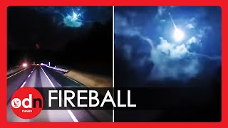 Amazing Footage as Meteor Lights Up Skies Over Pennsylvania