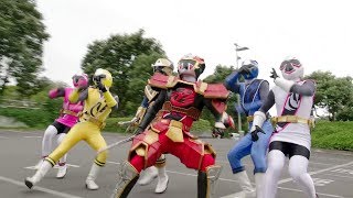 Power Ranger Super Ninja Steel | Transformación y batalla - Episodio 1