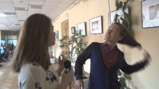 Вечерний Ургант. "Острый репортаж" с Аллой Михеевой (пародия)
