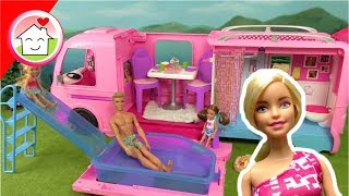 Barbie Film Camper - Abenteuer Camper - Video für Kinder von Familie Hauser - Unboxing