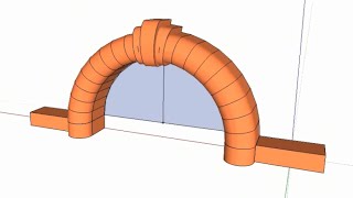 SketchUp  Арки и свод