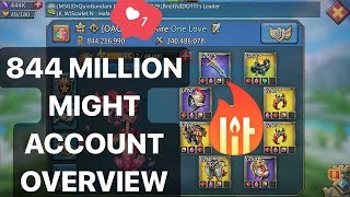 850 Million Might Account Overview - Lords Mobile