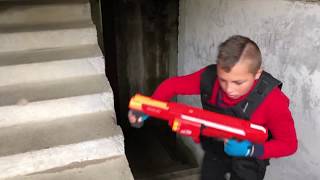 НЁРФ БИТВА.СТРАШНЫЙ СОН...NERF BATTLE.NIGHTMARE