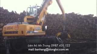 Cung Cấp Xe gắp gỗ - Xe kẹp gỗ. Nâng hạ các loại Gỗ - Wood Grab Liebherr Car