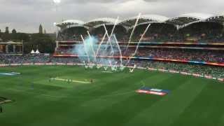 ICC Cricket World Cup - India v Pakistan at Adelaide, Fireworks in the ground
